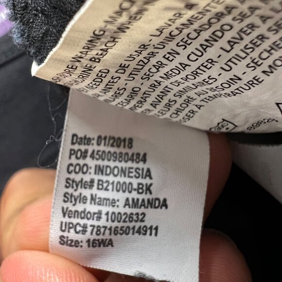 Gloria Vanderbit Charcoal Jeans Size 16W - Picture 7 of 11